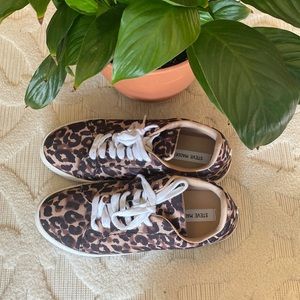 Steve Madden, leopard sneakers size 10